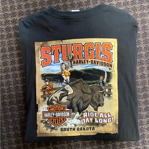 HARLEY DAVIDSON STURGIS SOUTH DAKOTA T-SHIRT SIZE 5XL